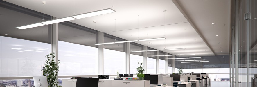 Dalle de plafond décorative à éclairage LED intégré